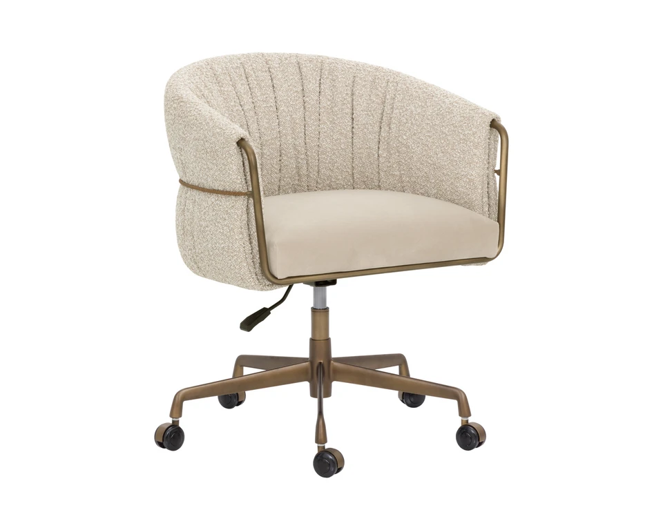 Olma Office Meg Taupe / Santa Cruz Oatmeal Chair