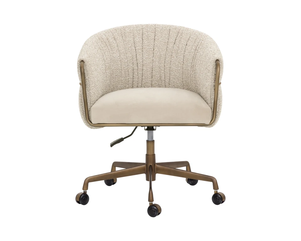 Olma Office Meg Taupe / Santa Cruz Oatmeal Chair