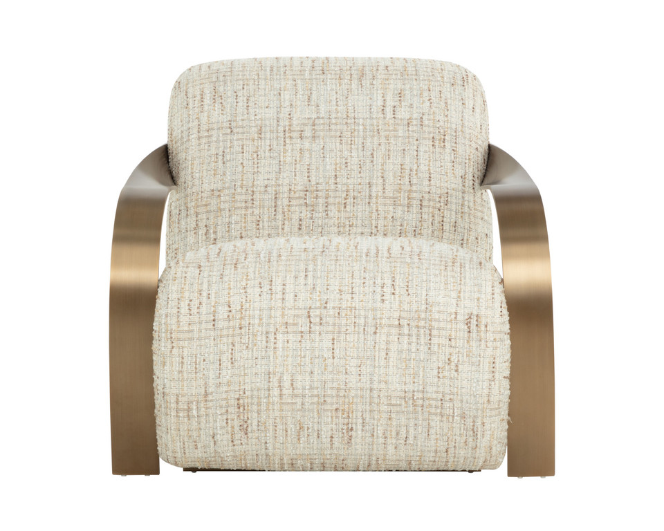 Sonesta Antique Brass - Haute Cobblestone Lounge Chair