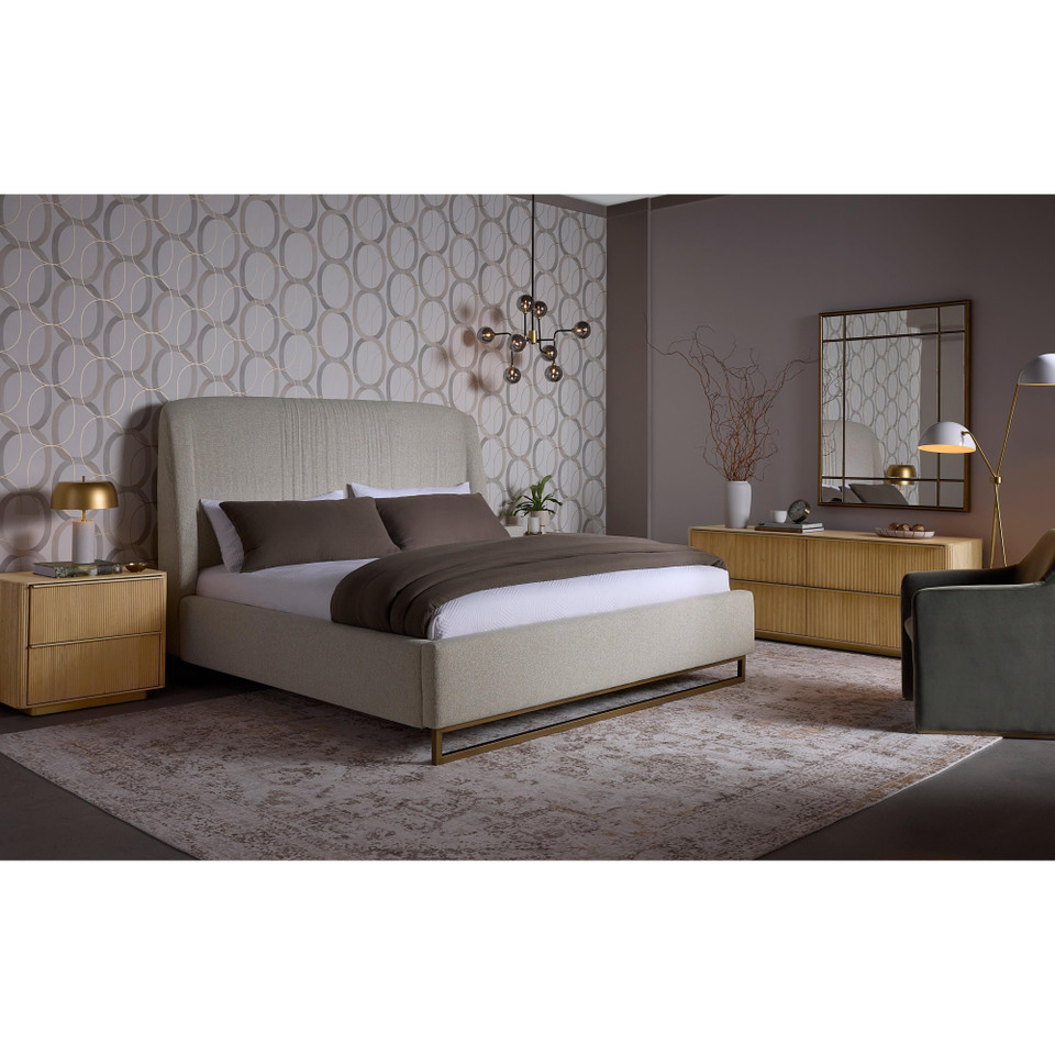 Kalla Rustic Oak Dresser, view 4