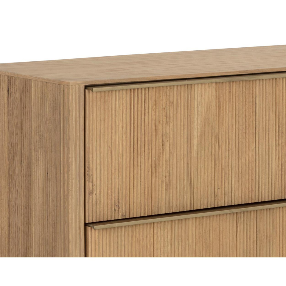 Kalla Rustic Oak Dresser, view 2