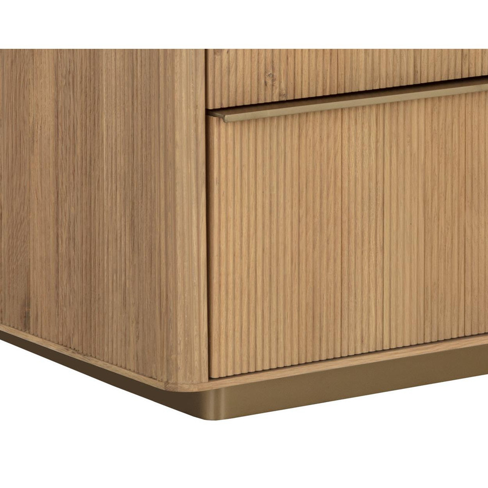 Kalla Rustic Oak Dresser, view 5
