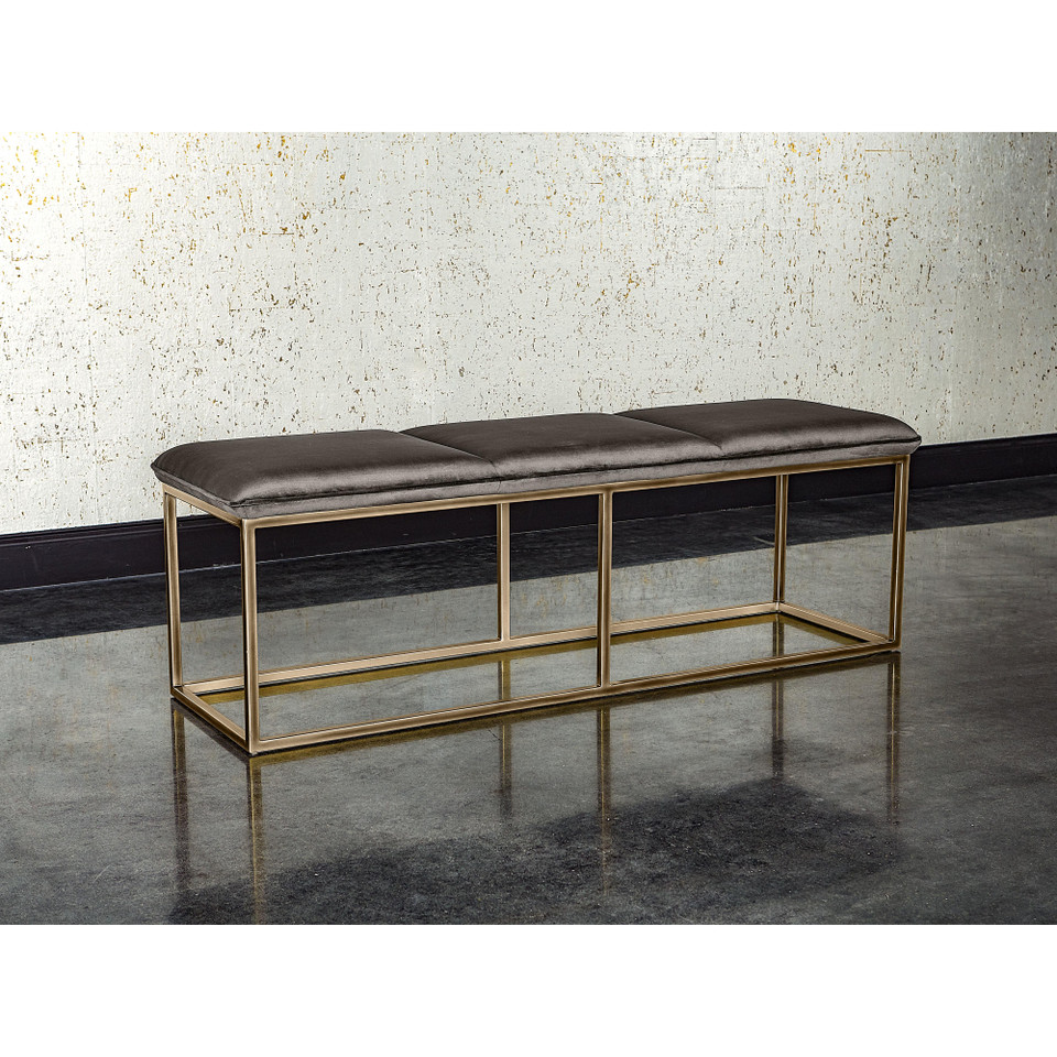 Alley Rustic Bronze - Piccolo Pebble Bench, view 2