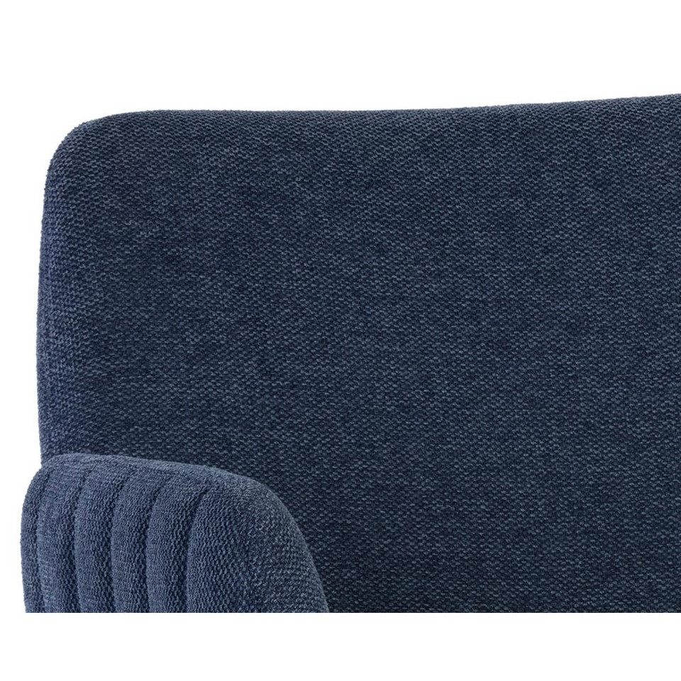 Lucano Dining Belfast Navy Armchair, view 2