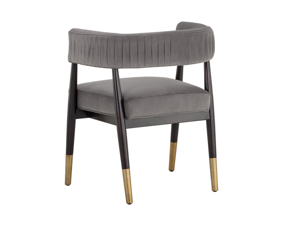 Callem Dining Antonio Charcoal Armchair