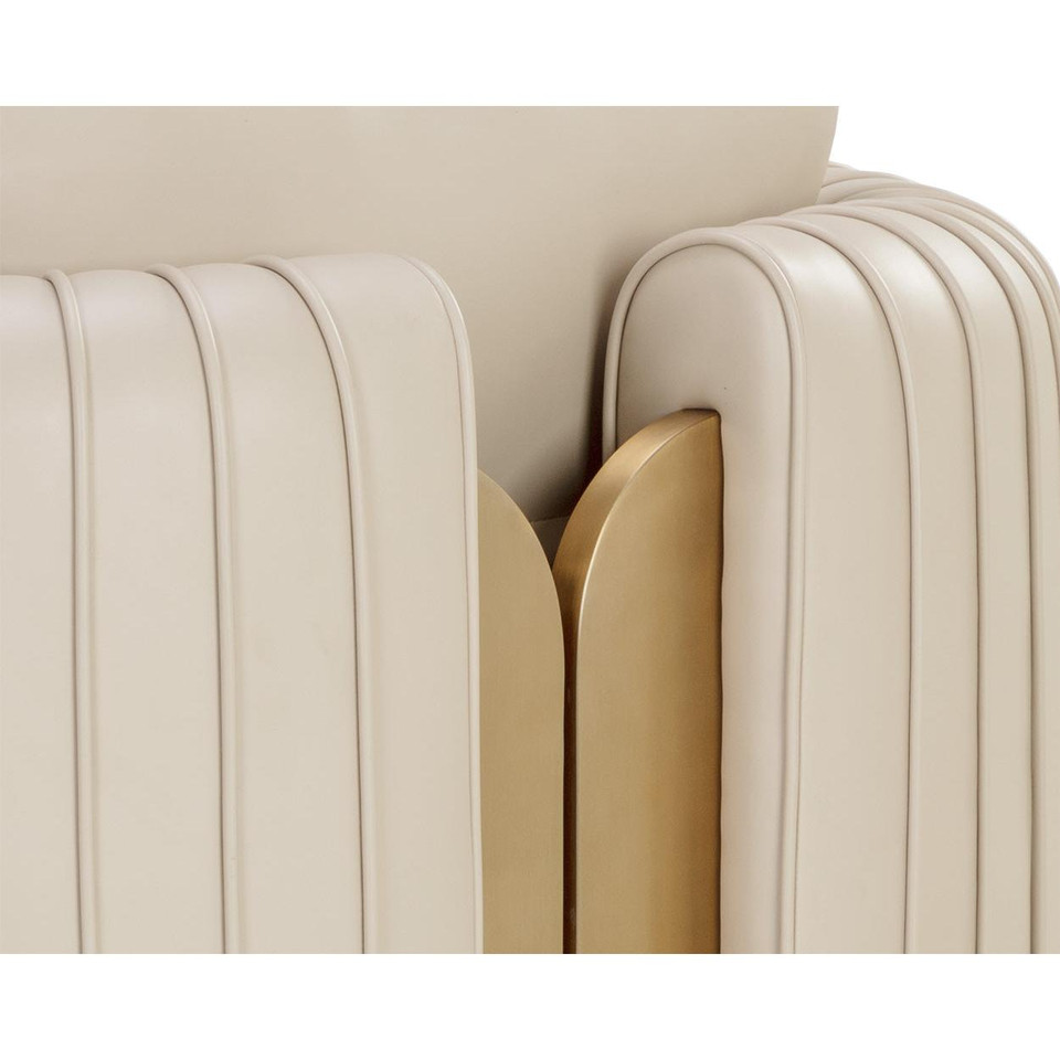 Alix Napa Beige Lounge Chair, view 5
