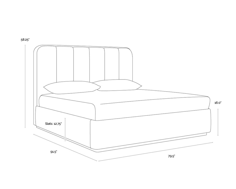 Jamille King - Milliken Cognac Bed