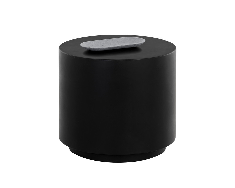 Rubin End Black Table