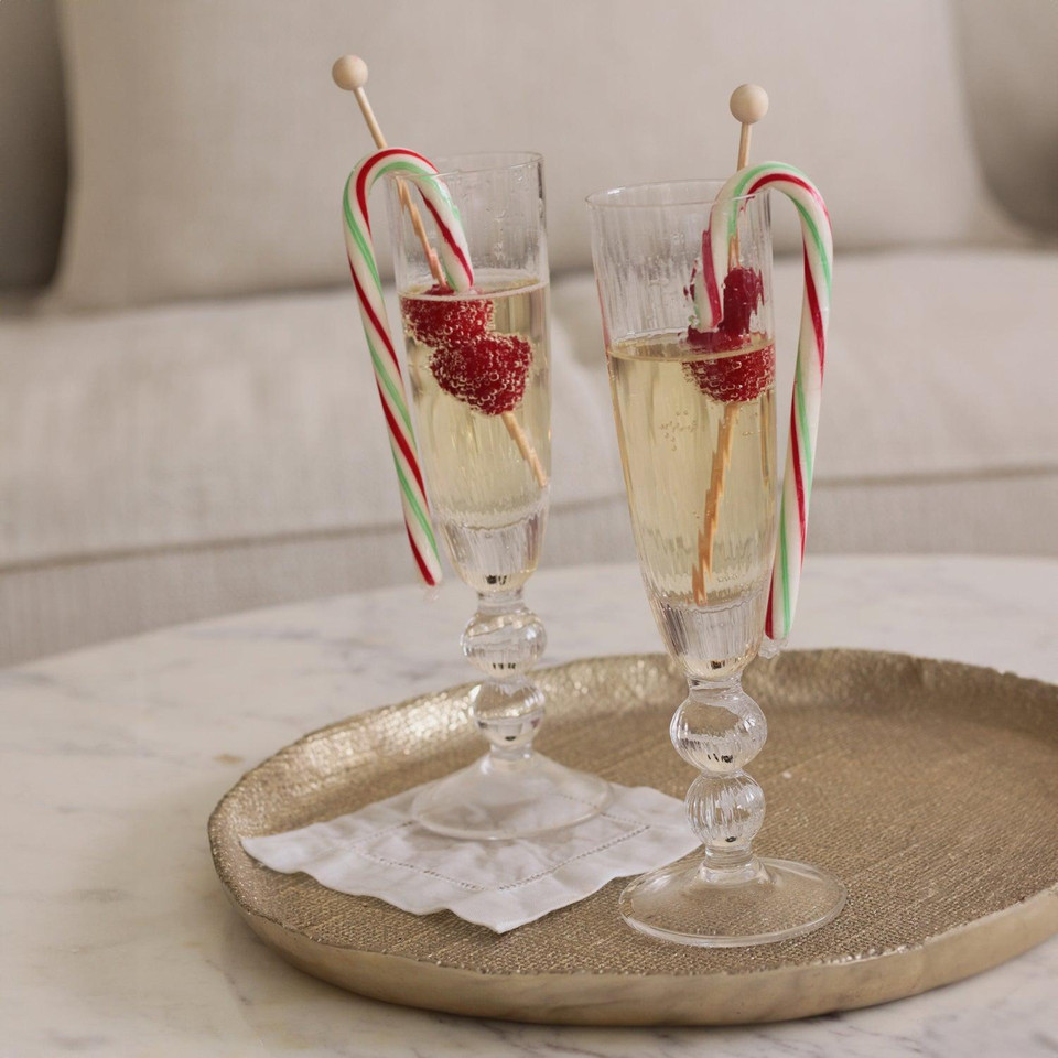 Clear Glass Venice Champagne Flute Set of 4, view 6