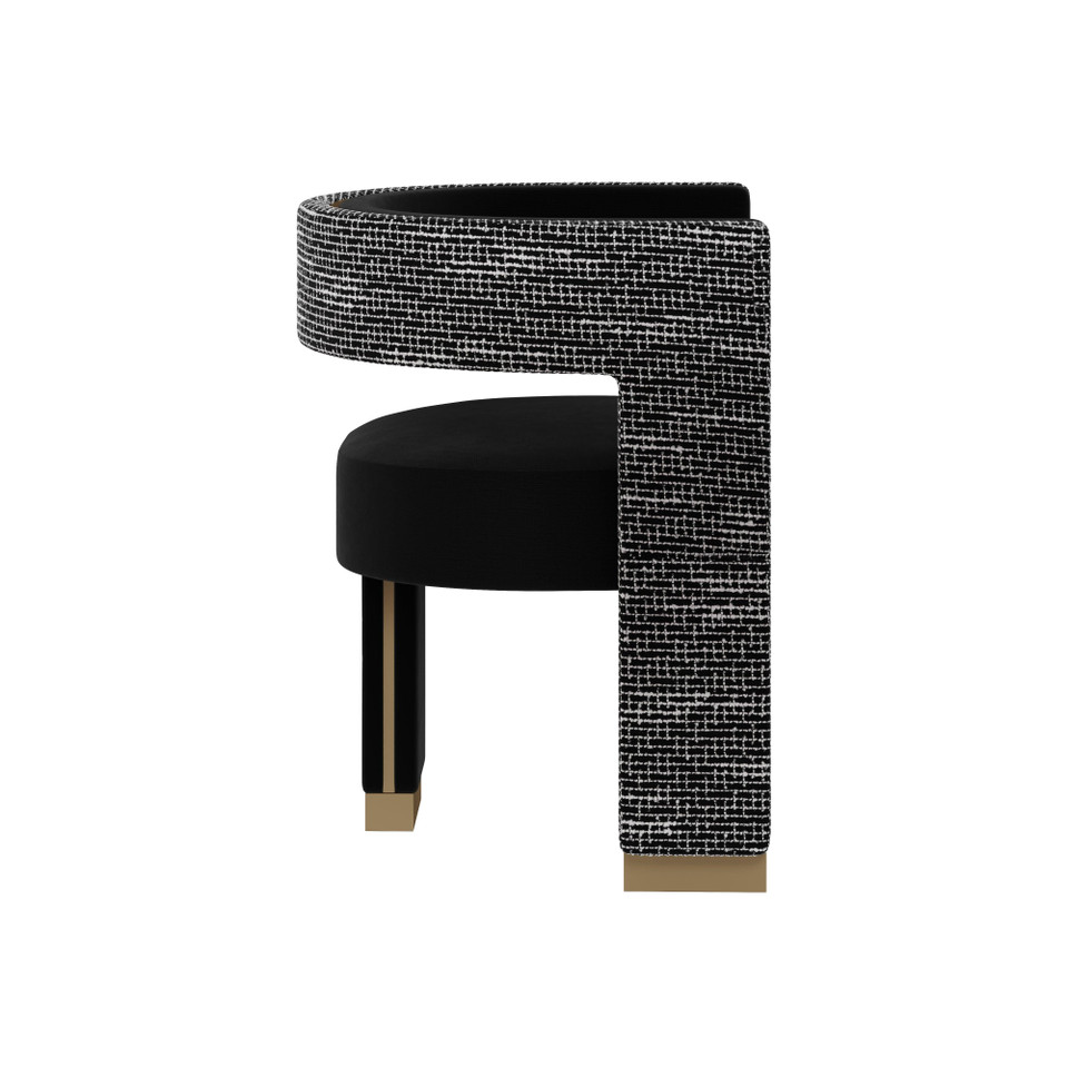 Adamina Dining Abbington Black / Hobbes Night Armchair, view 6