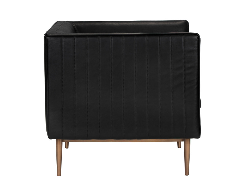 Batavia Vintage Black Armchair
