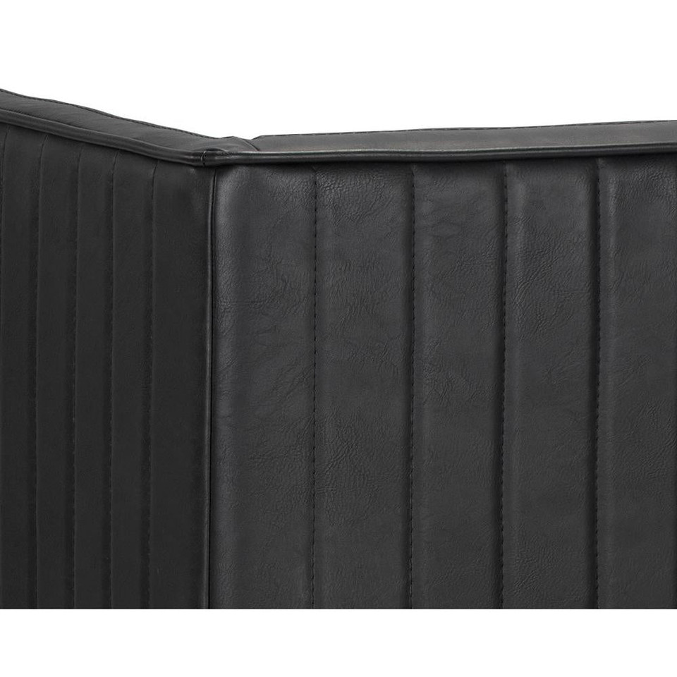 Batavia Vintage Black Armchair, view 3