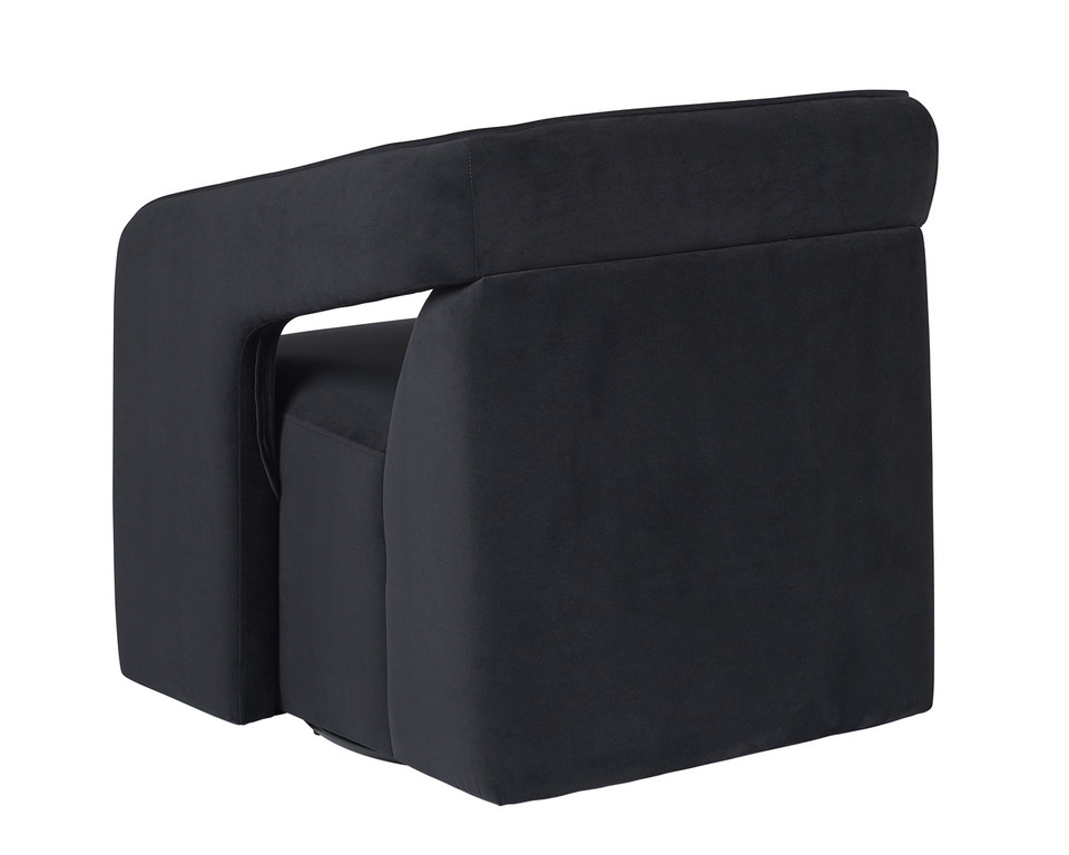 Kendrick Swivel Abbington Black Lounge Chair