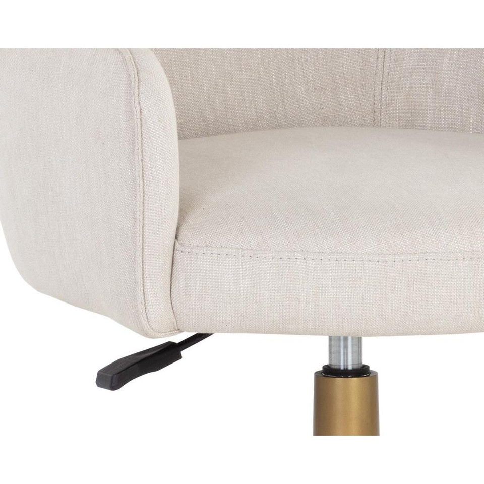 Franklin Office Beige Linen Chair