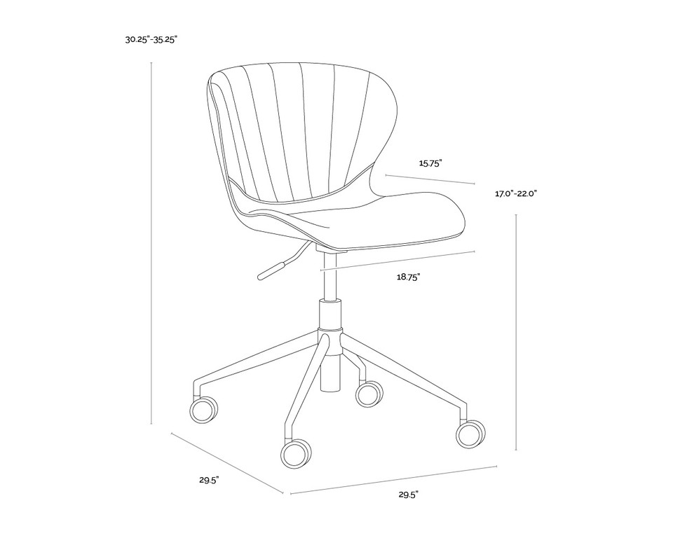 Arabella Office Bravo Cognac Chair