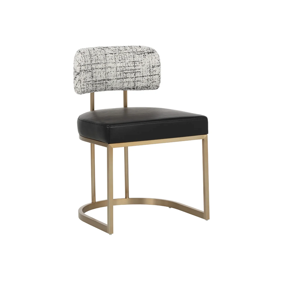 Larissa Bravo Black / Halton Birch Dining Chair