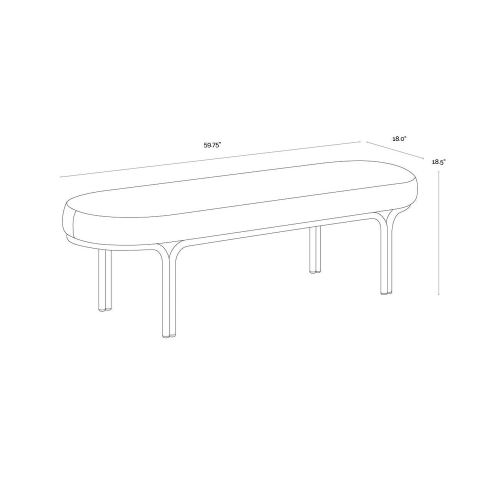 Gwen Nono Shitake Bench, view 3