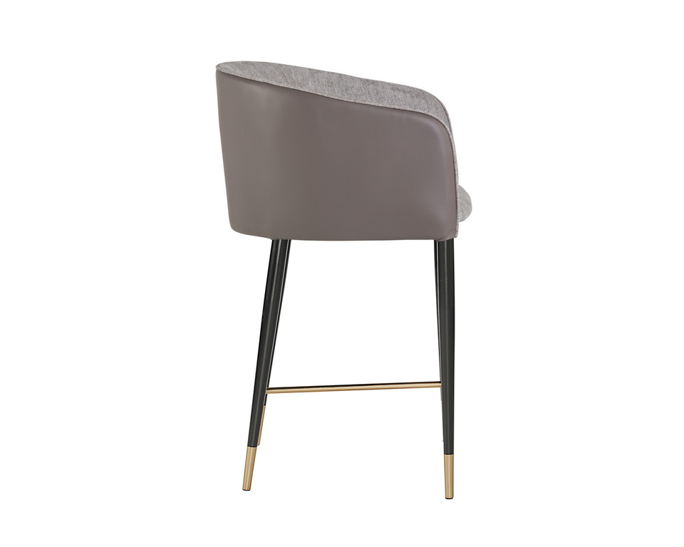 Asher Flint Grey / Napa Taupe Counter Stool