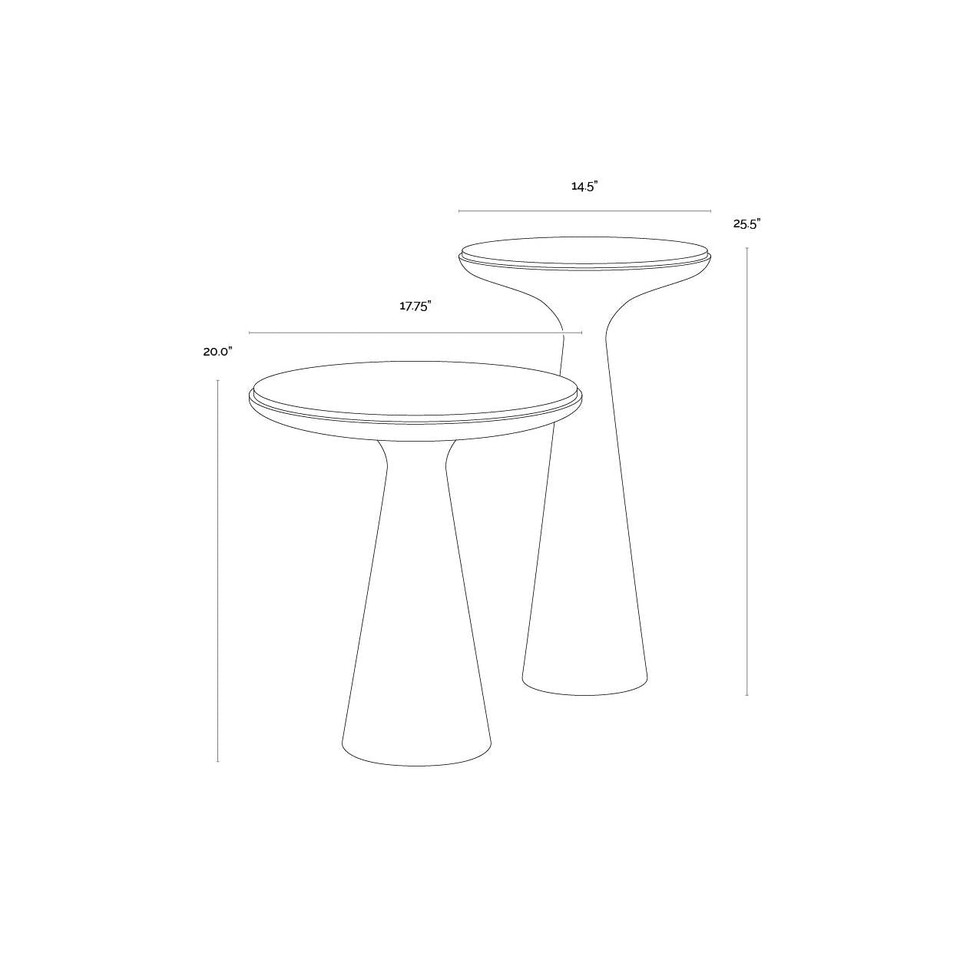 Chizu Nesting End Tables (Set of 2), view 2