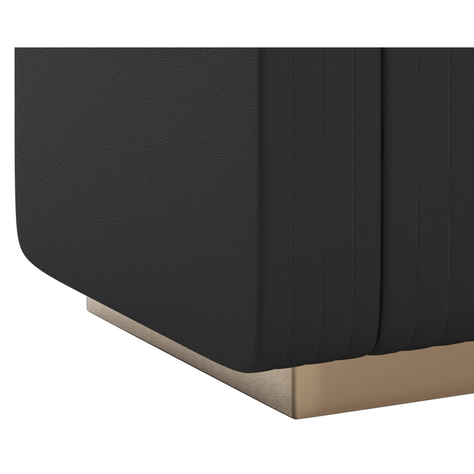 Odette Maven Black Bench, view 2