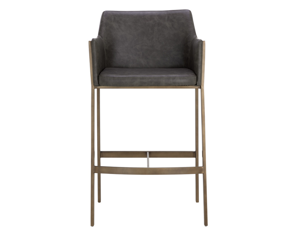 Bernadette Kendall Grey Counter Stool