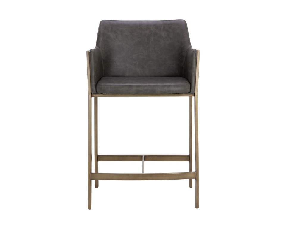 Bernadette Kendall Grey Counter Stool