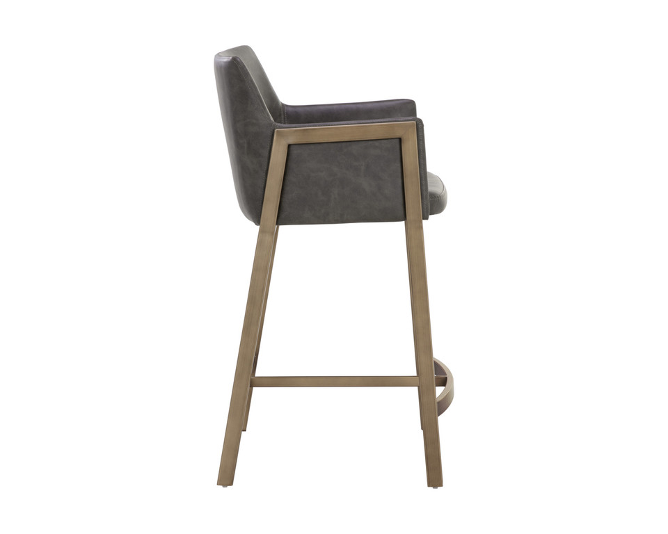 Bernadette Kendall Grey Counter Stool