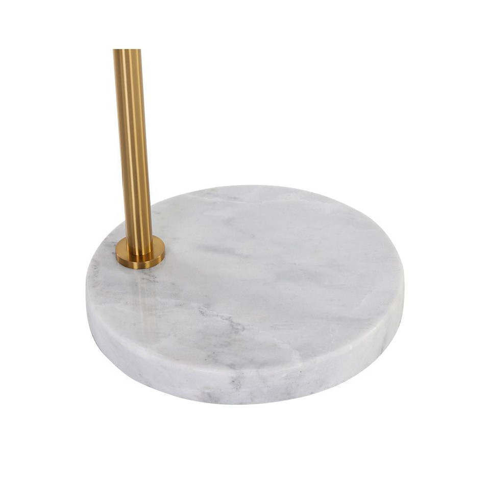 Vern Brass Floor Lamp, view 5