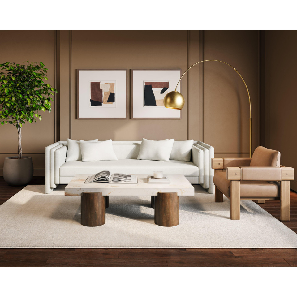 Vern Brass Floor Lamp, view 7