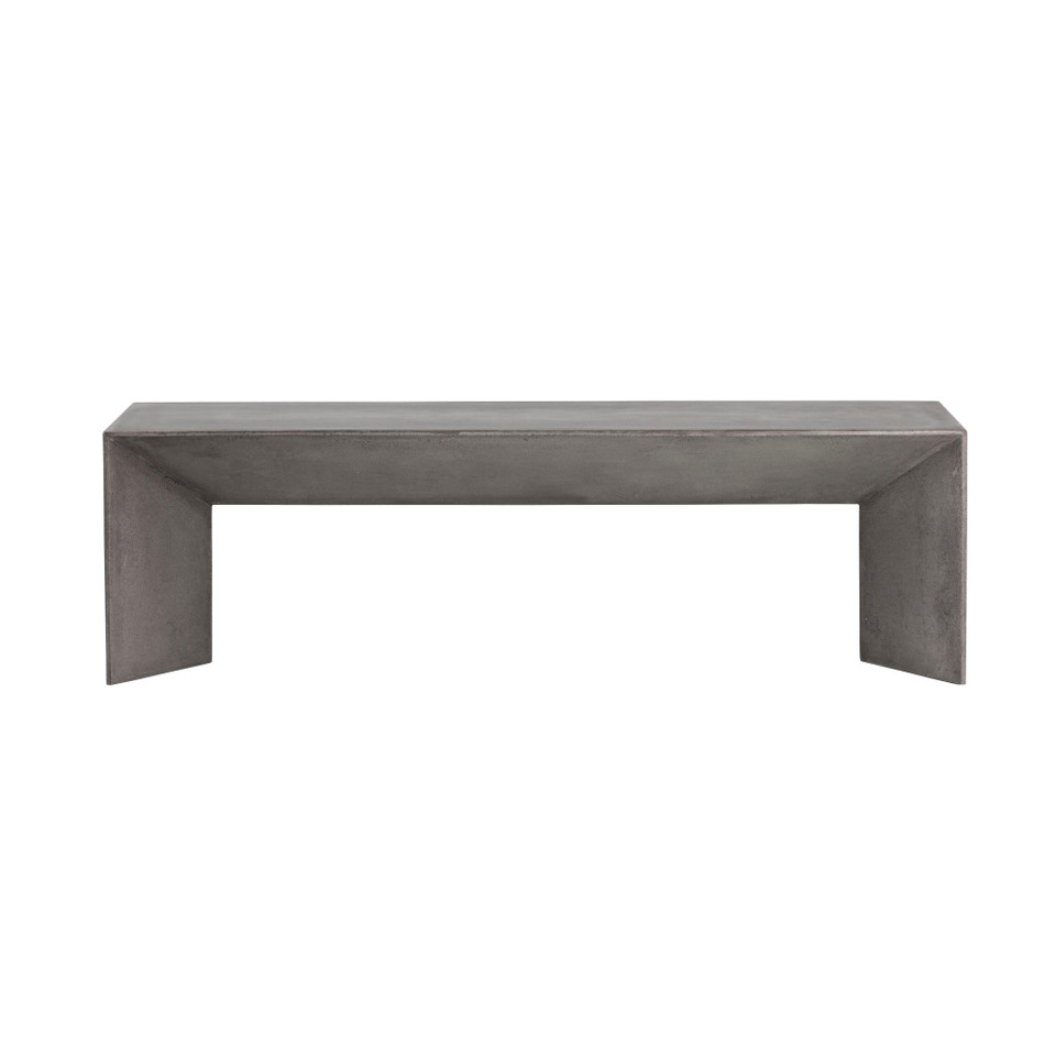 Nomad Grey Bench, view 5