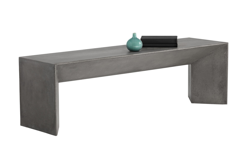 Nomad Grey Bench