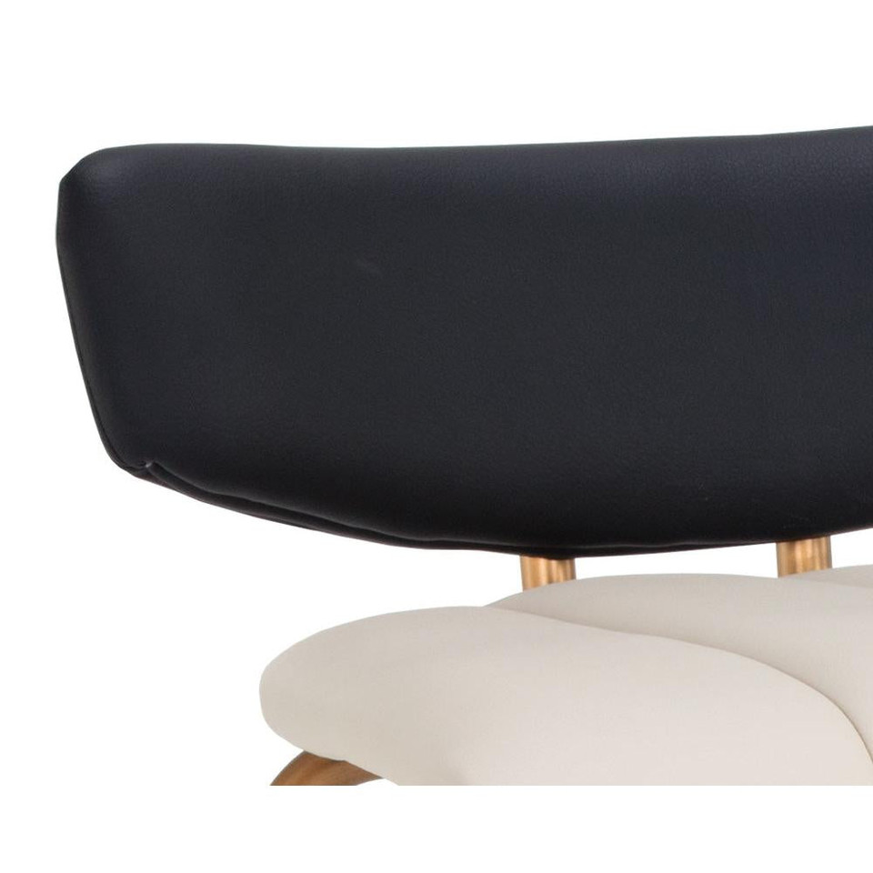 Lorelei Dillon Cream / Dillon Black Counter Stool