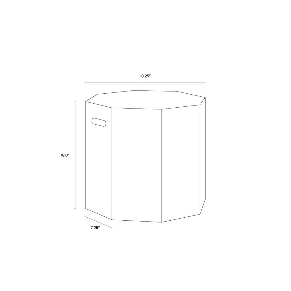 Ollo End Table, view 3
