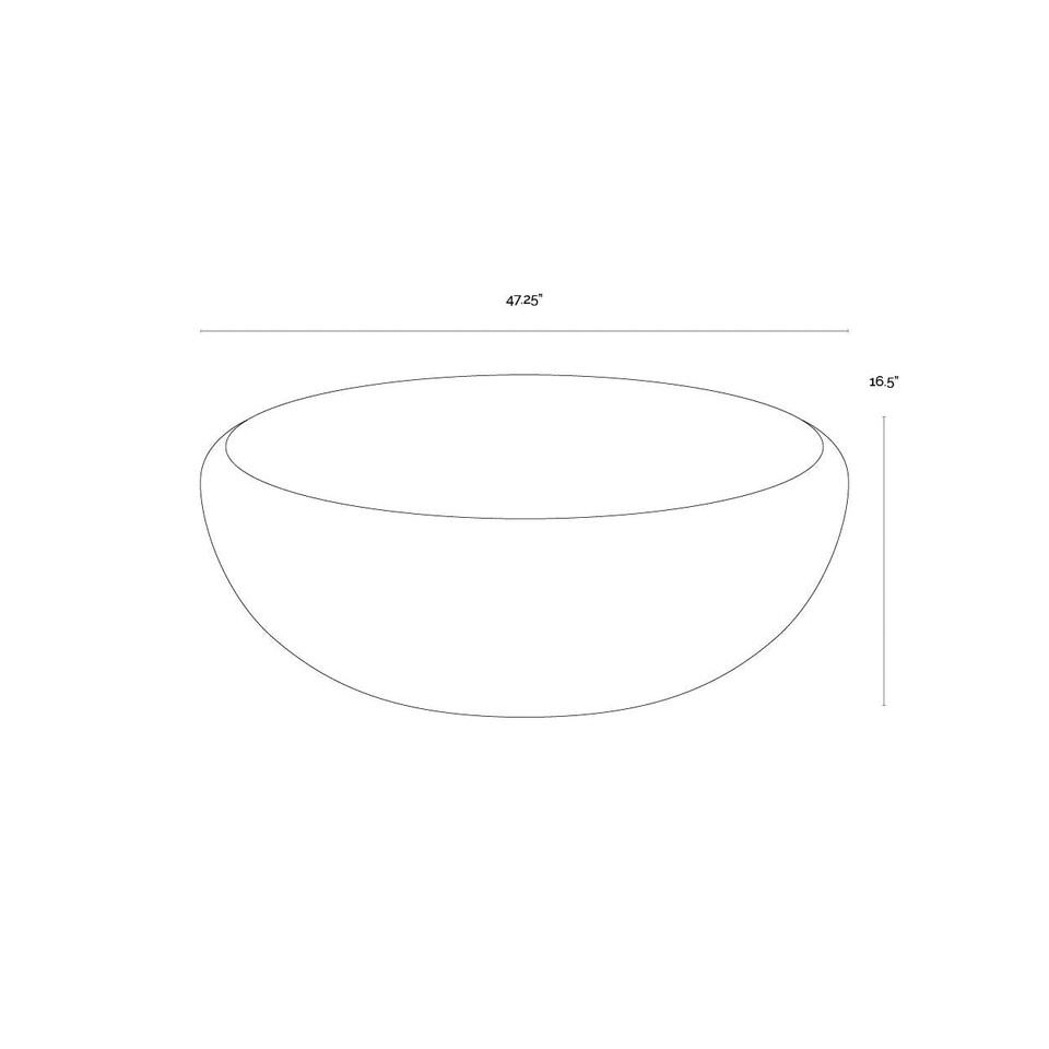 Iolite White Coffee Table, view 9