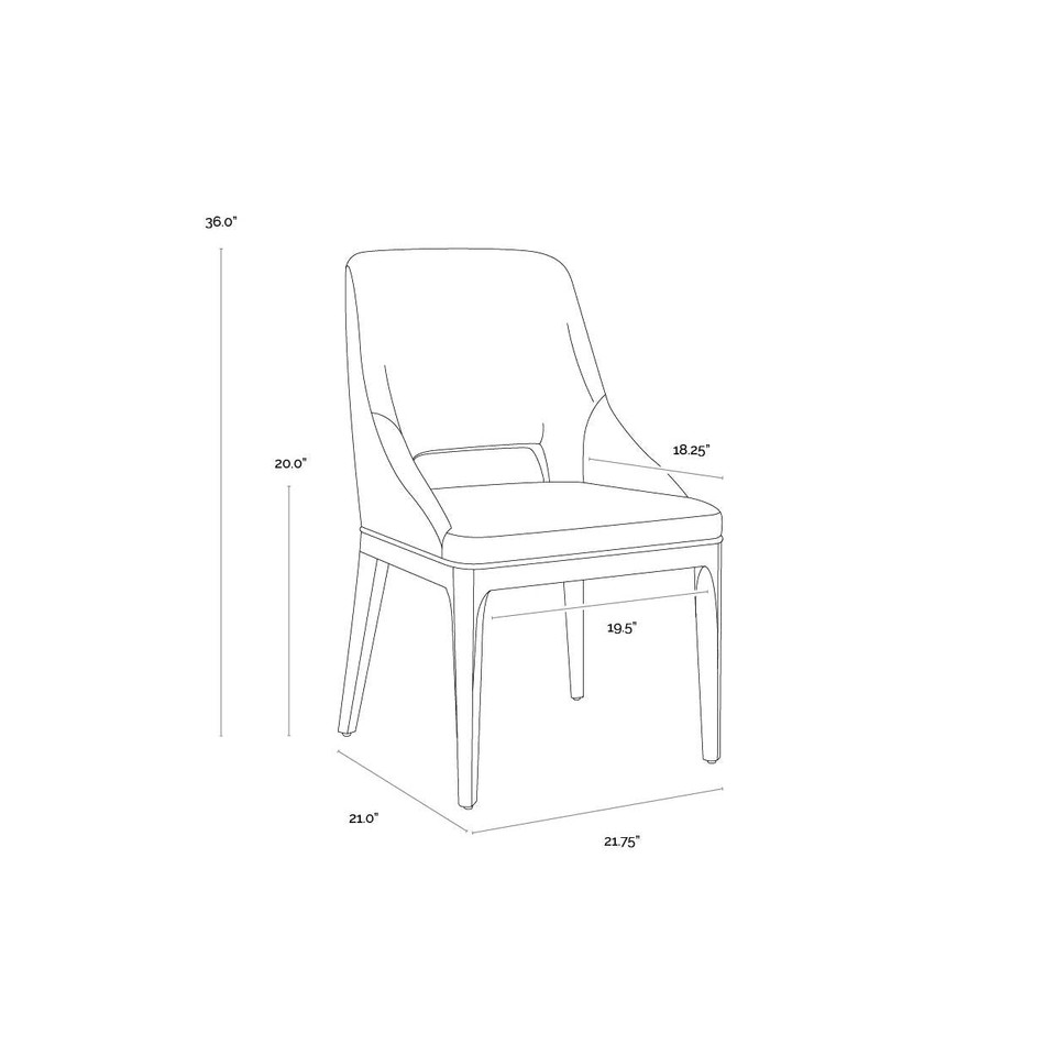 Estrada Mainz Cream Dining Chair