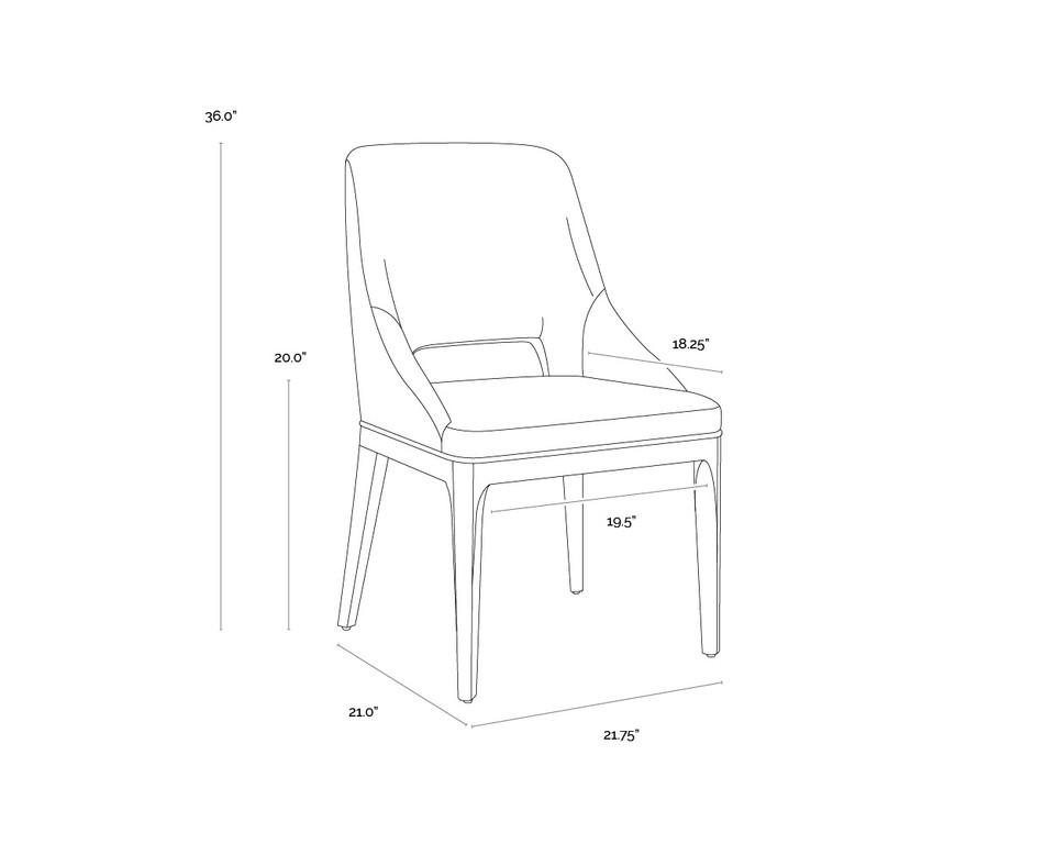 Estrada Mainz Cream Dining Chair