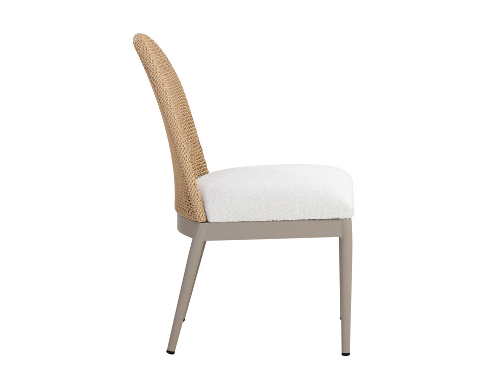 Calandri Greige - Louis Cream Dining Chair