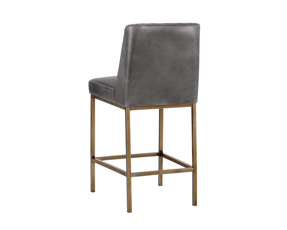 Leighland Overcast Grey Counter Stool