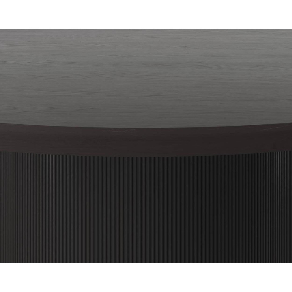 Kalla Round - Charcoal - 68" Dining Table, view 6