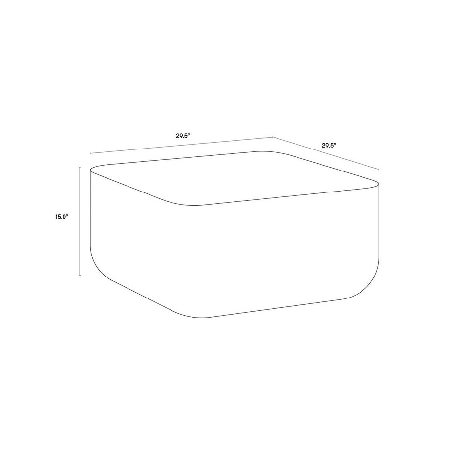 Strut Marble Look Coffee Table