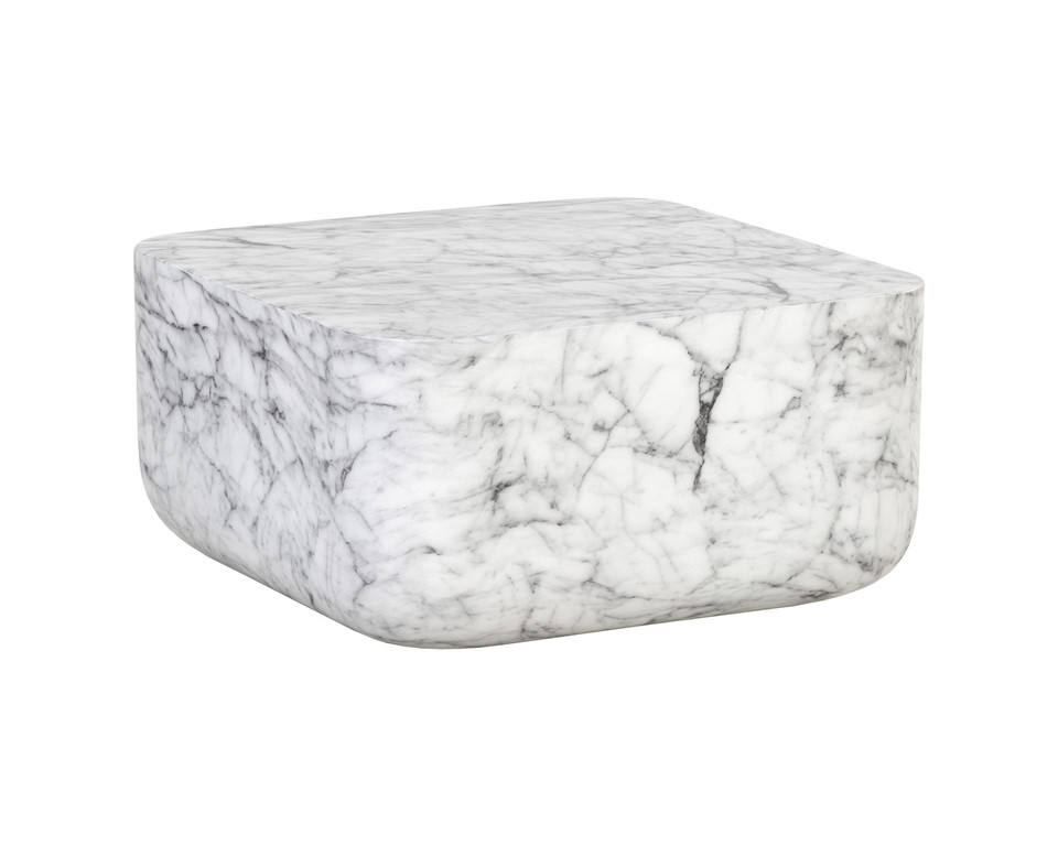 Strut Marble Look Coffee Table