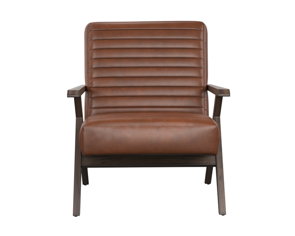 Peyton Bravo Cognac Lounge Chair