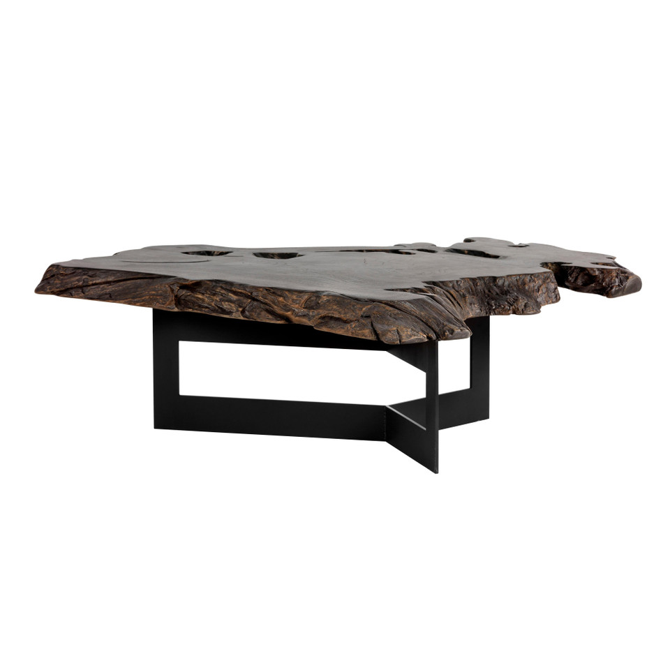Wyatt Black / Dark Brown Coffee Table, view 4