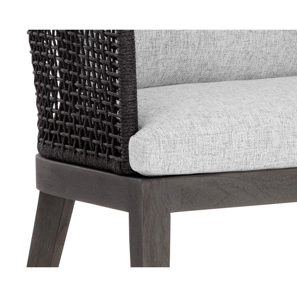 Capri Dining Smoke Grey - Copacabana Marble Armchair, view 7