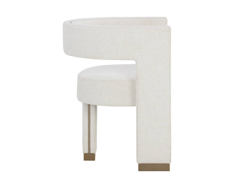 Adamina Dining Rhea Light Barley Armchair