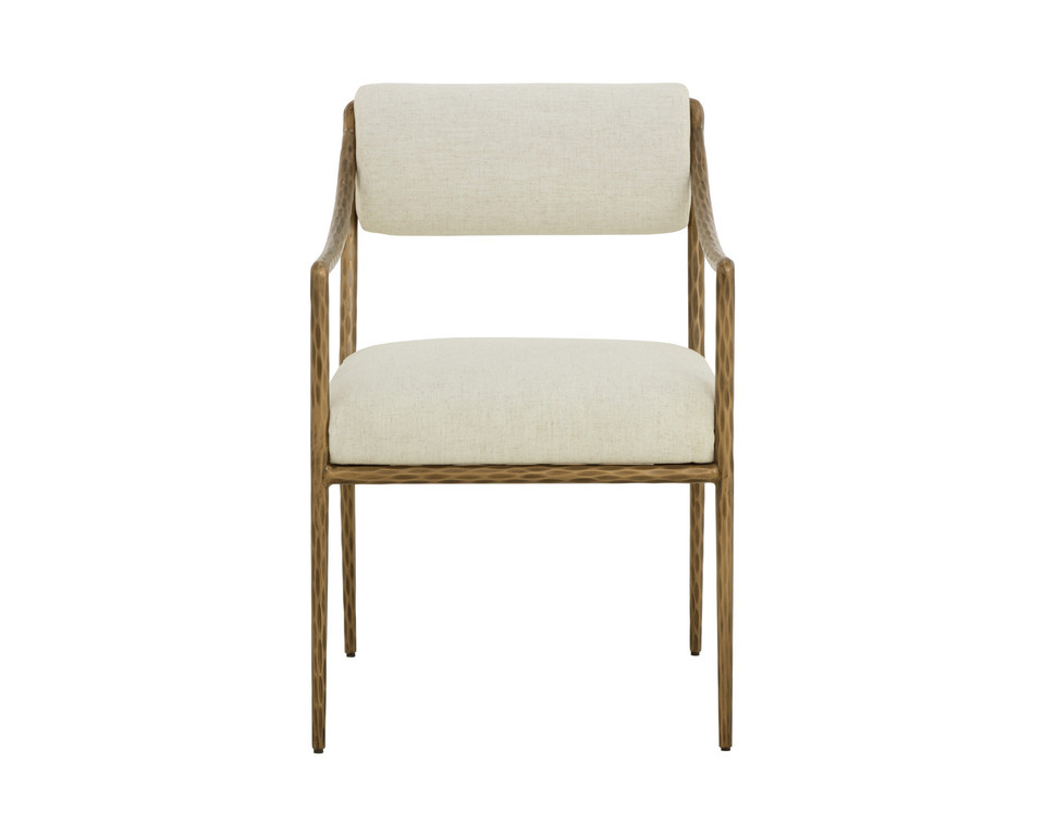 Leticia Dining Geralt Linen Armchair