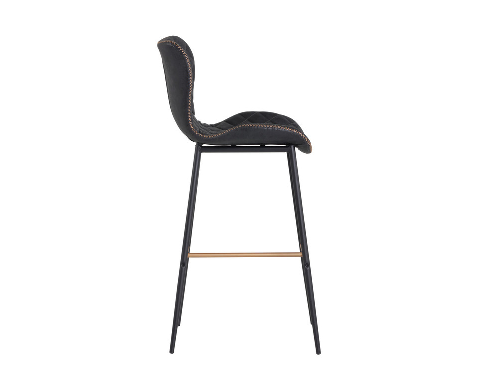 Lyla Barstool Antique Black