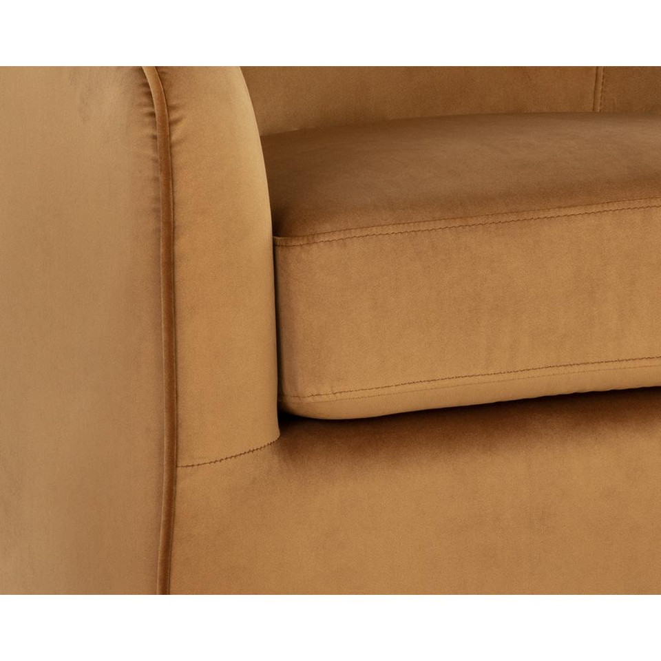 Hazel Swivel Dark Bronze - Gold Sky Lounge Chair