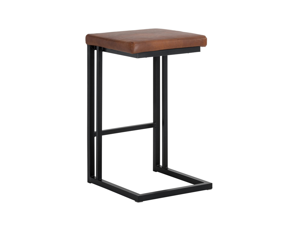 Boone Black - Bravo Cognac Counter Stool