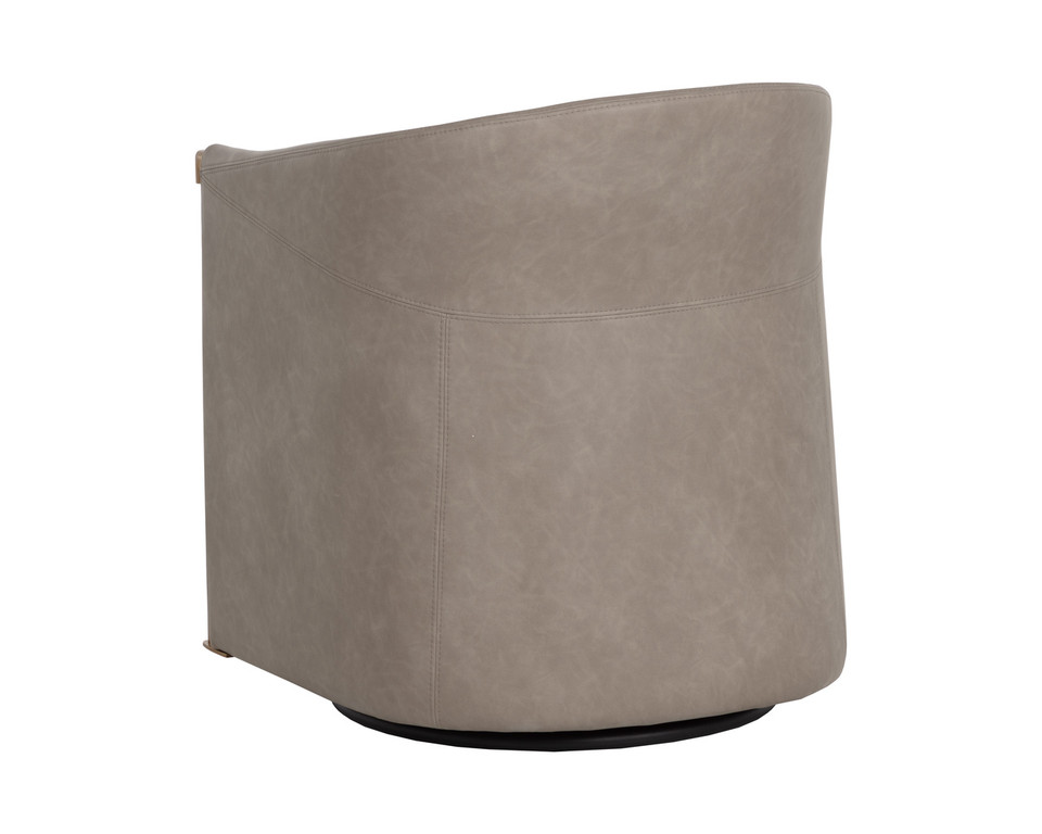 Leontine Swivel Meg Taupe / Ivanhoe Mineral Lounge Chair